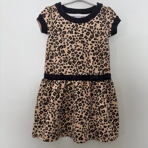 Gymboree Leopard Print Short Sleeve Dress 5T Girls